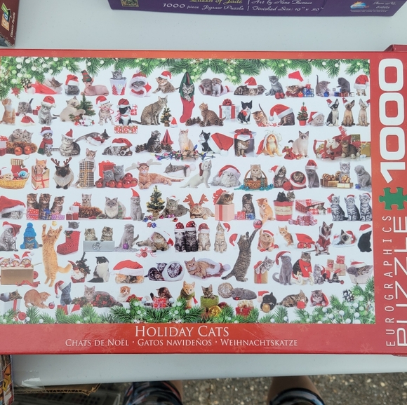 Holiday Cats Jigsaw Puzzle - Picture 1 of 2